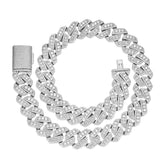 20MM Heavy Iced Cuban Link Necklace – VVS Moissanite Shine