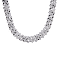 30MM VVS Moissanite Iced-Out Cuban Link Necklace