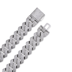 30MM VVS Moissanite Iced-Out Cuban Link Necklace