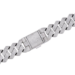 30MM VVS Moissanite Iced-Out Cuban Link Necklace