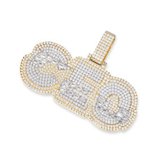 CEO Moissanite Pendant with VVS Clarity Stones