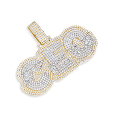 CEO Moissanite Pendant with VVS Clarity Stones