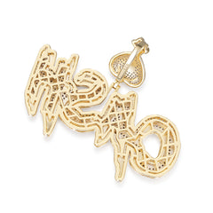 Cash Flow Pendant Moissanite Brilliance with Money Bag