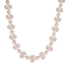 Dollar Sign Baguette VVS Moissanite Necklace