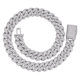 Fully Iced Out Baguette-cut VVS Moissanite Cuban Necklace (ALL SIZES)