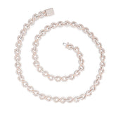 Fully Iced Out VVS Moissanite Infinity Necklace