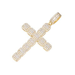 Classic Cross Pendant with Moissanite
