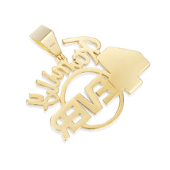 Custom Family Forever Pendant with VVS Moissanite