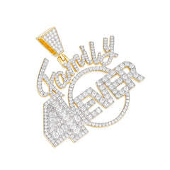 Custom Family Forever Pendant with VVS Moissanite