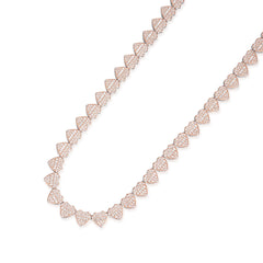 Heart-Shaped Moissanite Bracelet