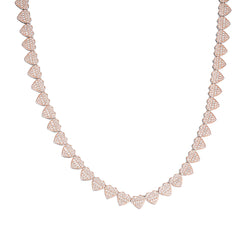 Heart-Shaped Moissanite Bracelet