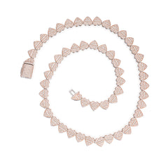 Heart-Shaped Moissanite Bracelet