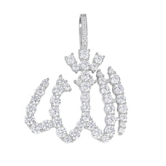 Iced-Out Allah Pendant with Sparkling Moissanite Stones