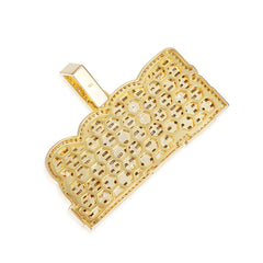 Iced-Out BOSS Pendant with VVS Moissanite Stones