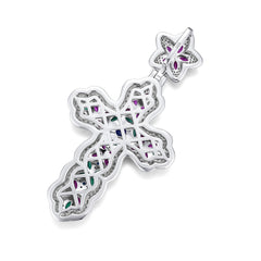 Iced Out Moissanite Cross Pendant – Premium Hip Hop Jewelry
