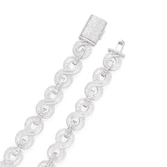 Infinity Link Cuban Chain 14MM Silver