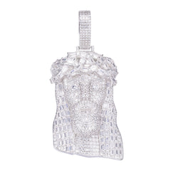 Jesus Head with Crown of Thorns Pendant