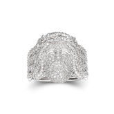 Jesus Signet Thorn Moissanite Ring