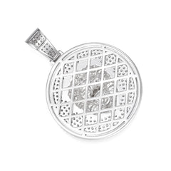 King’s Pride Pendant Fully Iced Moissanite Lion Medallion