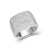 Men's Big Bold 100 Emoji Moissanite Ring
