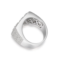 Men's Big Bold 100 Emoji Moissanite Ring