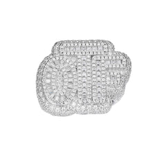 OTF Baguette Cut Moissanite Ring