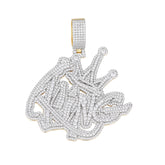 Royalty Redefined Pendant Moissanite King Design