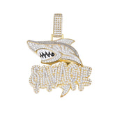 Shark & Savage Statement Moissanite Pendant