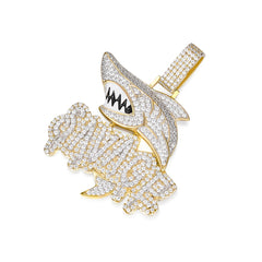 Shark & Savage Statement Moissanite Pendant