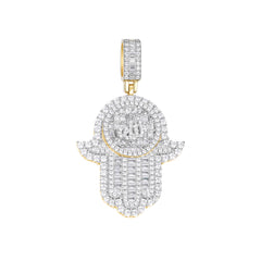 Symbolic Hamsa Hand Pendant for Protection and Style