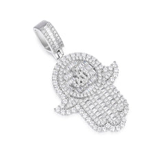 Symbolic Hamsa Hand Pendant for Protection and Style