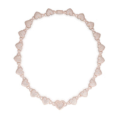 VVS Moissanite Heart Necklace