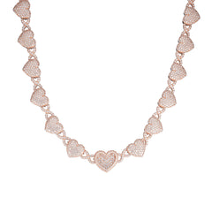 VVS Moissanite Heart Necklace