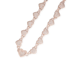 VVS Moissanite Heart Necklace