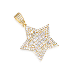 VVS Moissanite Star Necklace Pendant