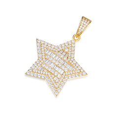 VVS Moissanite Star Necklace Pendant