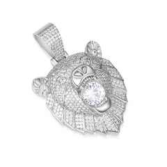Wild Moissanite Bear Pendant Unique Animal Jewelry