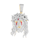 Iced Out Moissanite Jesus Pendant – S925 Silver Hip Hop Jewelry