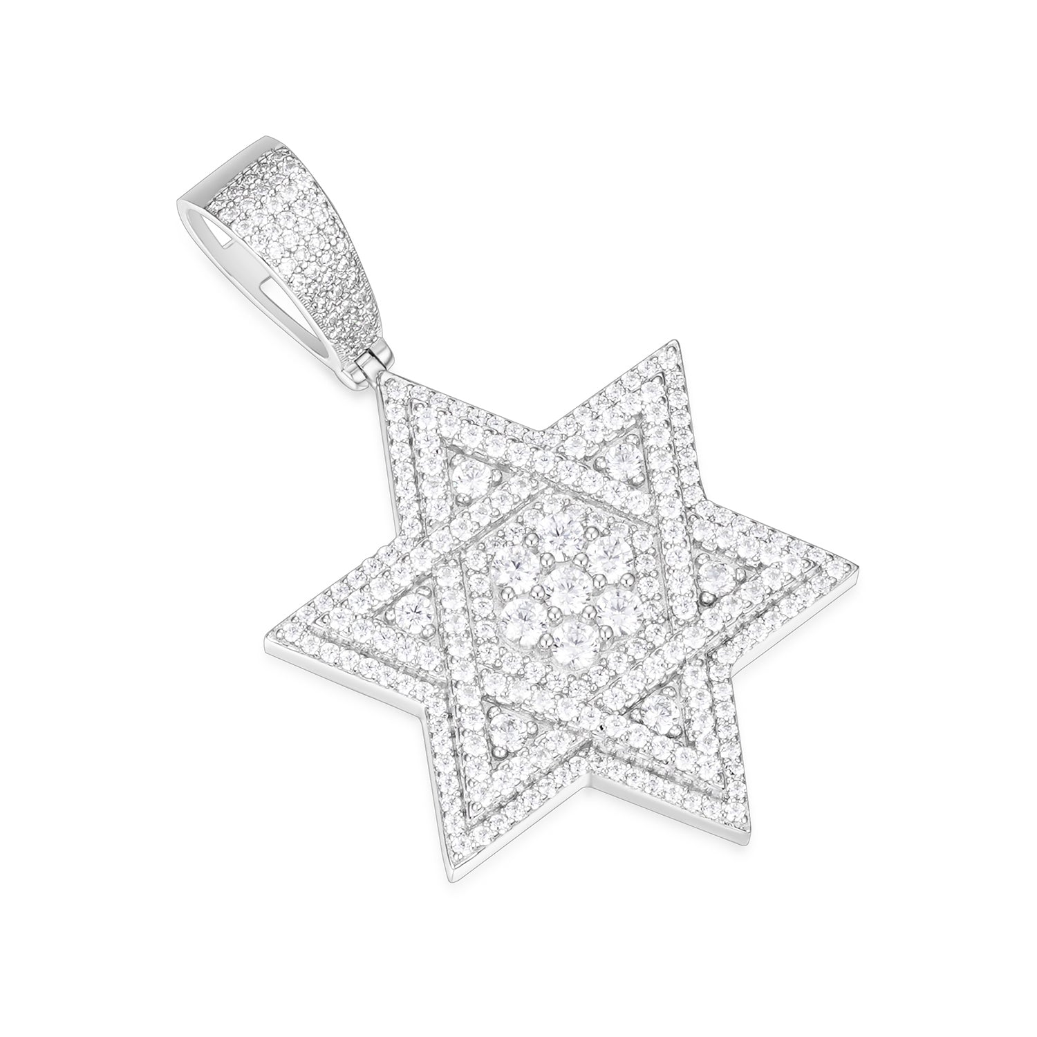 Brilliant Star of David Moissanite Pendant for All Occasions