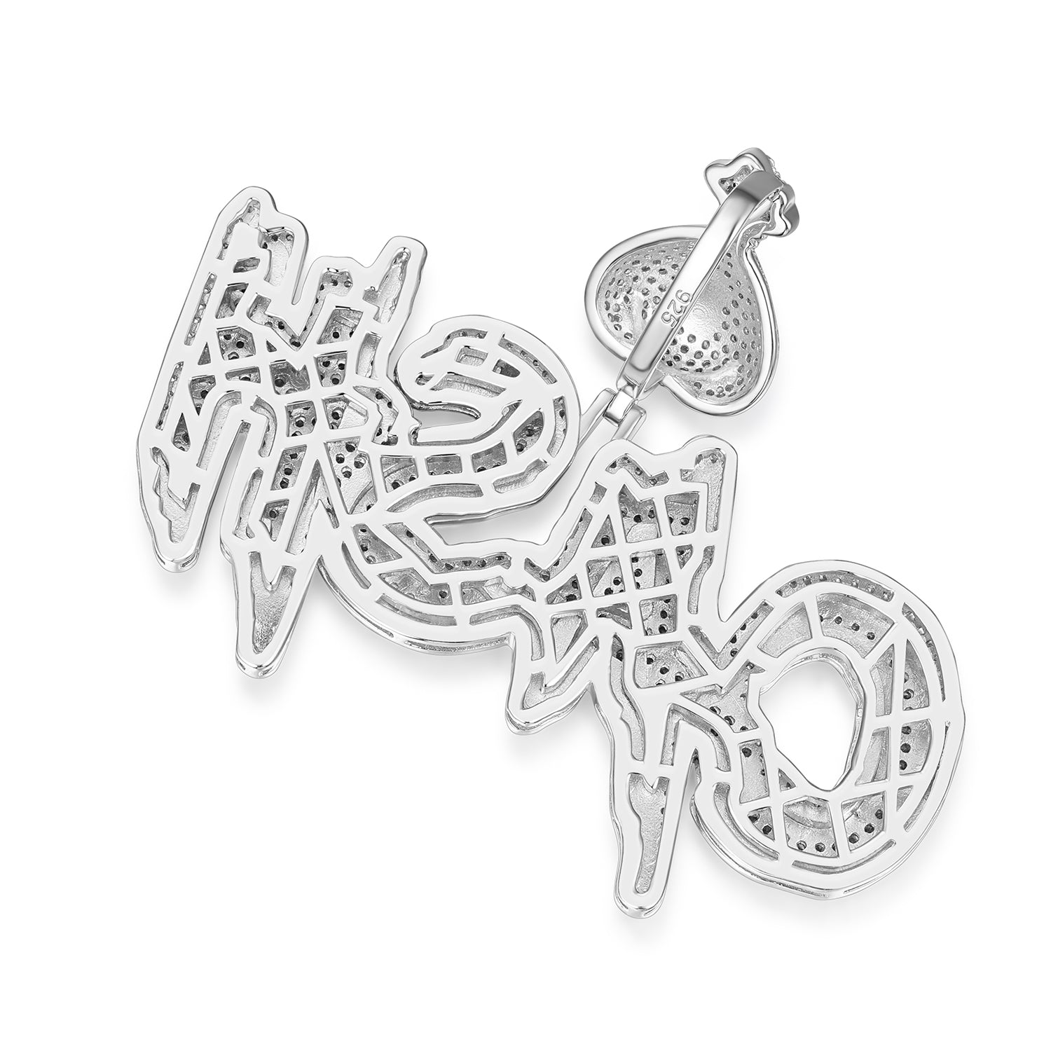 Cash Flow Pendant Moissanite Brilliance with Money Bag