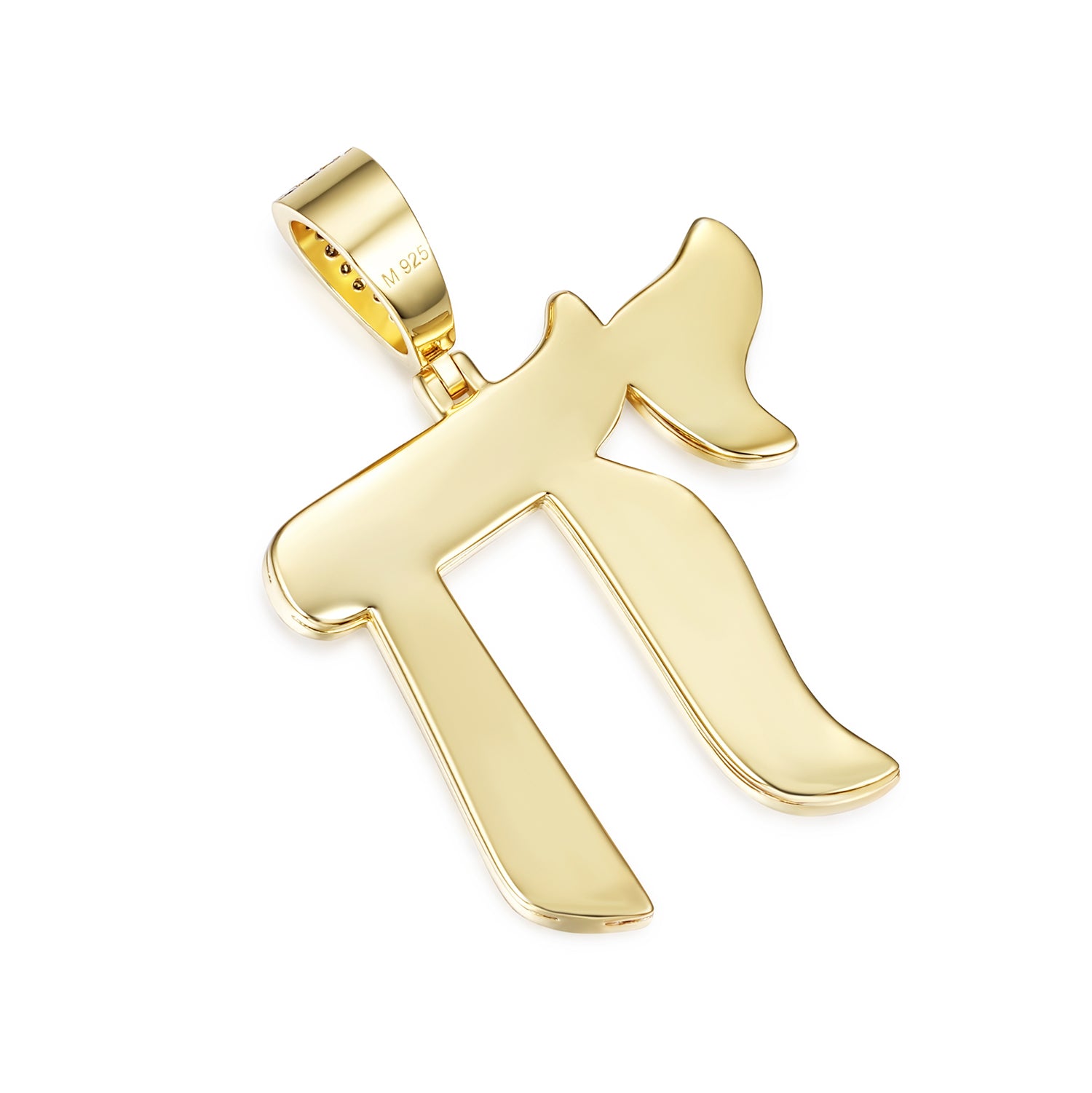 Chai Symbol  VVS Moissanite Pendant