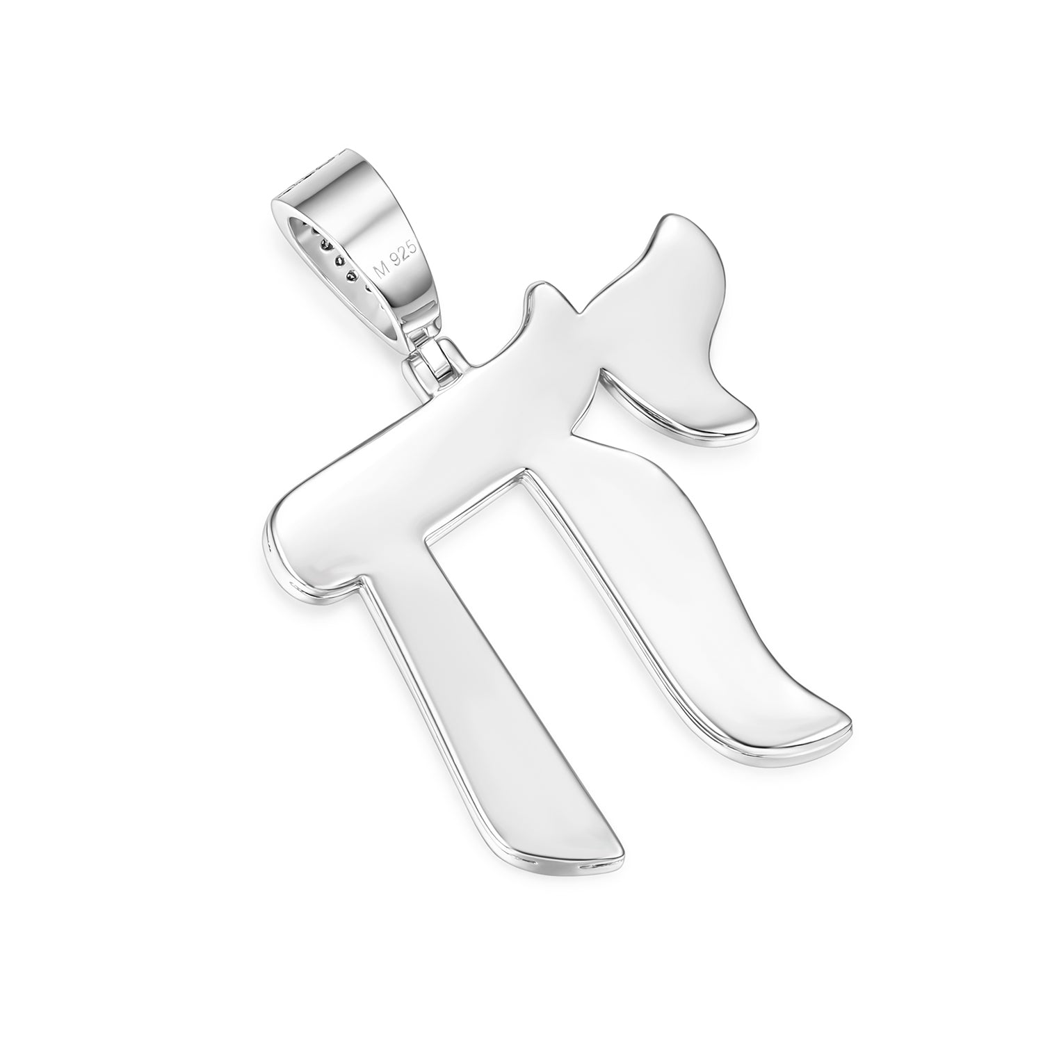 Chai Symbol  VVS Moissanite Pendant