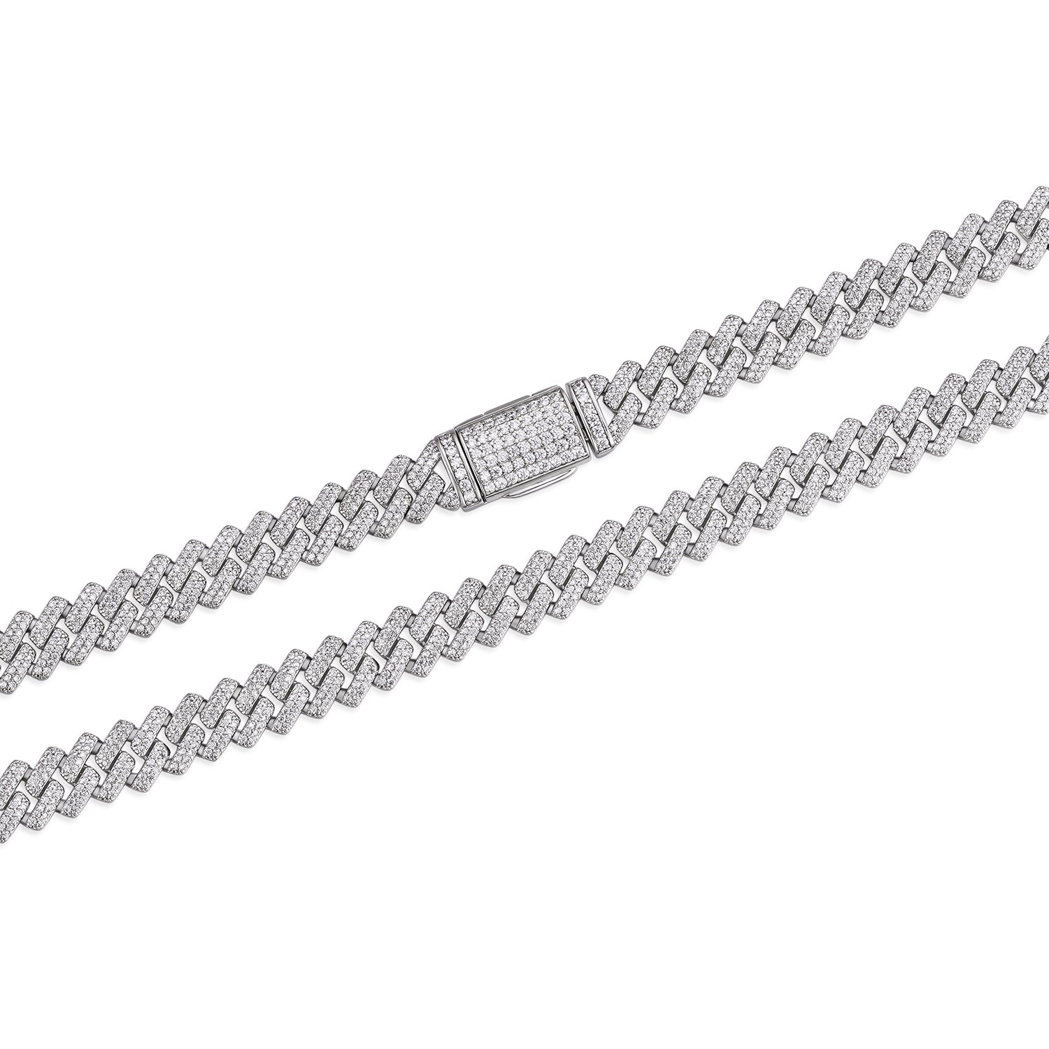 Chic and Iced Out Moissanite Necklace