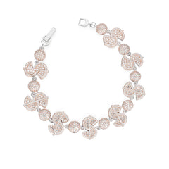 Dollar Sign Baguette VVS Moissanite  Bracelet