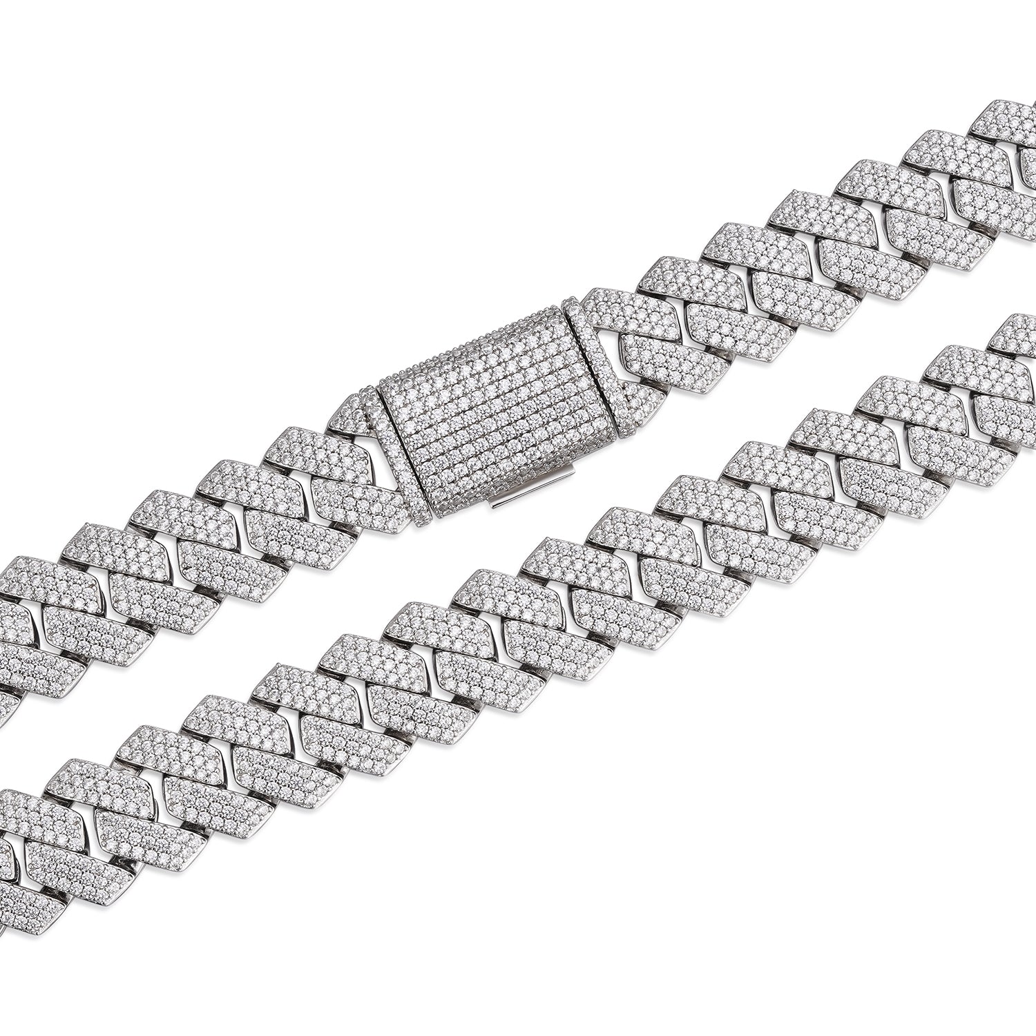 Fully Iced Out VVS  Moissanite Cuban Men's Bracelet (ALL SIZES)