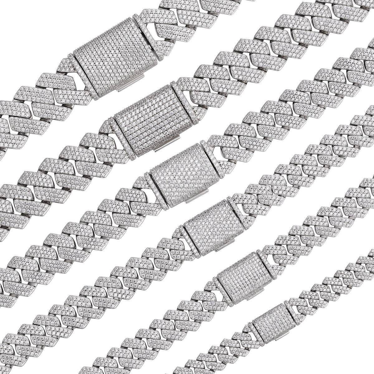 Fully Iced Out VVS  Moissanite Cuban Men's Bracelet (ALL SIZES)