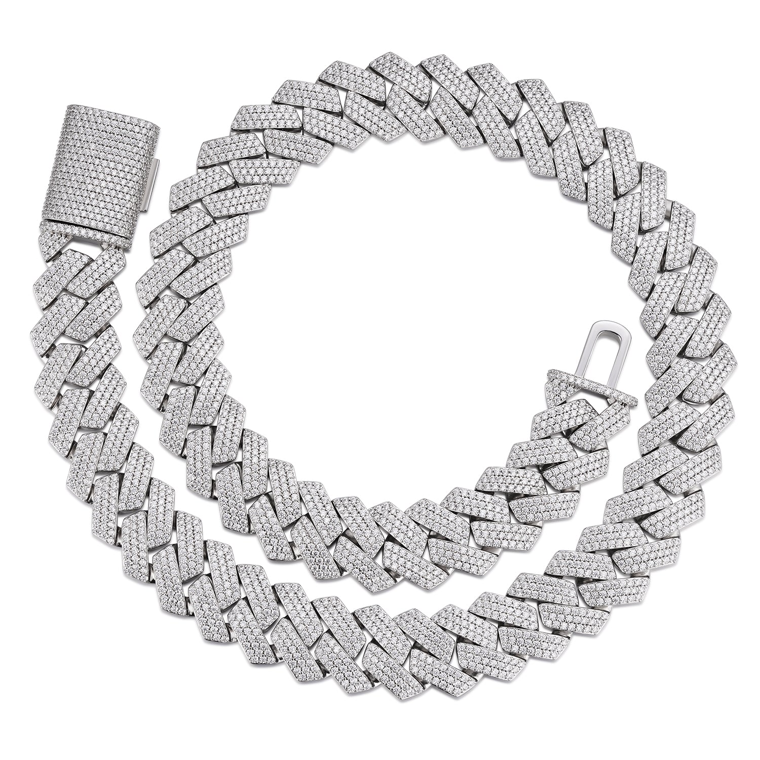 Fully Iced Out VVS  Moissanite Cuban Men's Bracelet (ALL SIZES)