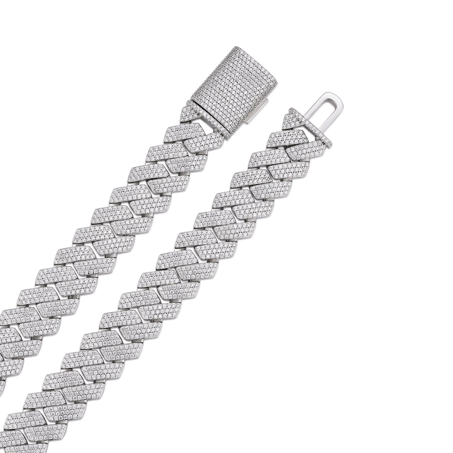 Fully Iced Out VVS  Moissanite Cuban Men's Bracelet (ALL SIZES)