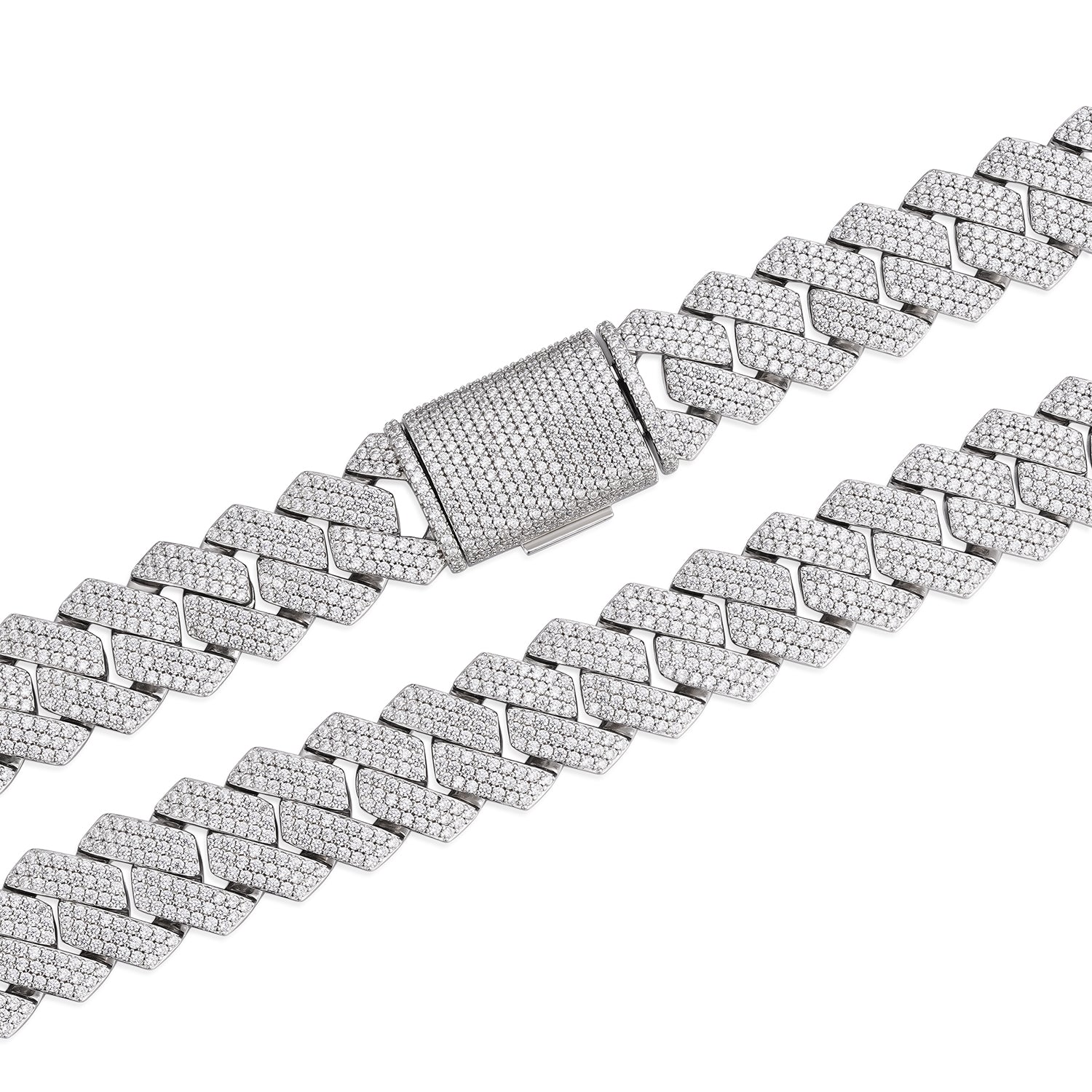 Fully Iced Out VVS  Moissanite Cuban Men's Bracelet (ALL SIZES)