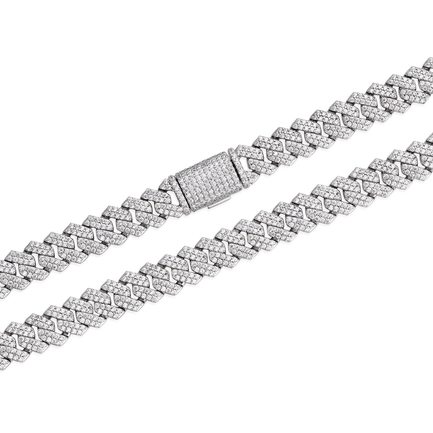 Fully Iced Out VVS  Moissanite Cuban Men's Bracelet (ALL SIZES)